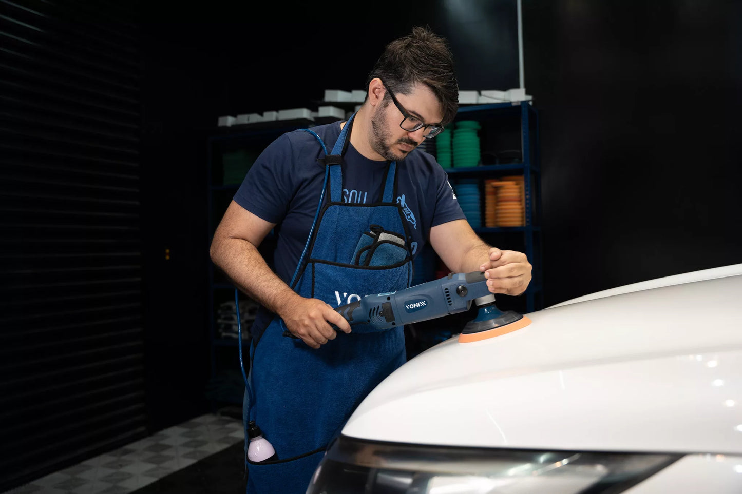 DELANTAL PARA DETAILER MICROFIBRA 69CM X 75CM