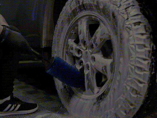 CEPILLO DE AGUJERO DE RUEDA LARGO 42CM