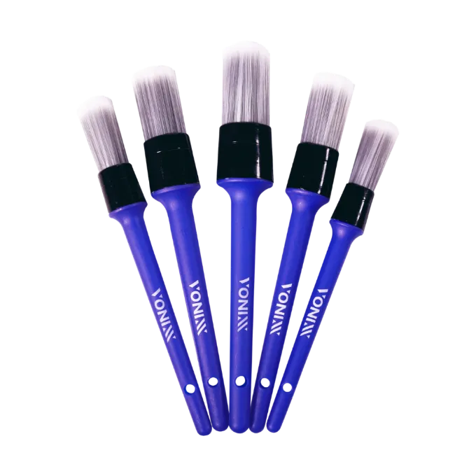 KIT DE 5 PINCELES PARA DETALLAMIENTO INTERNO