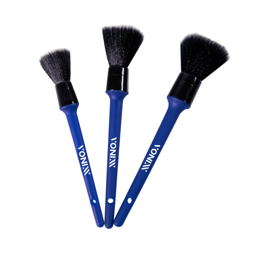 KIT DE 3 PINCELES DE CERDAS ULTRA SUAVES