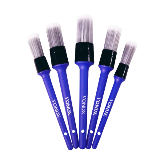 KIT DE 5 PINCELES PARA DETALLAMIENTO INTERNO
