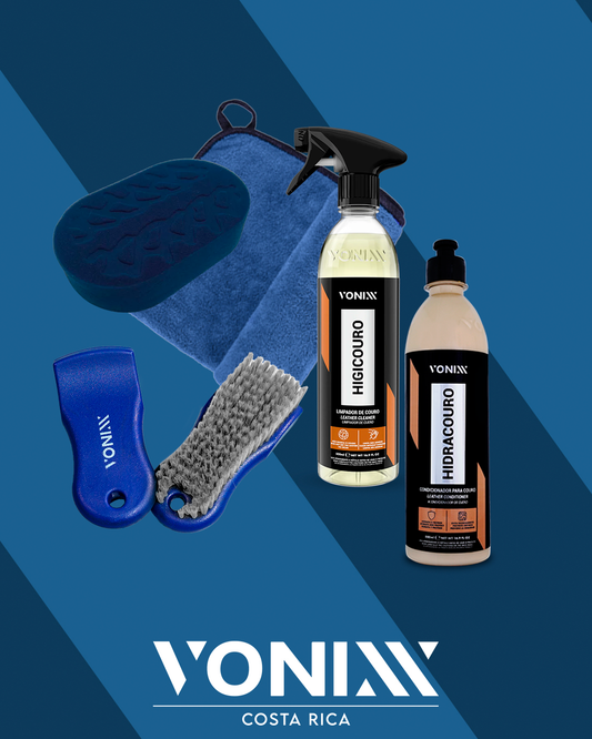 KIT DE LIMPIEZA Y PROTECCIÓN DE CUERO VONIXX