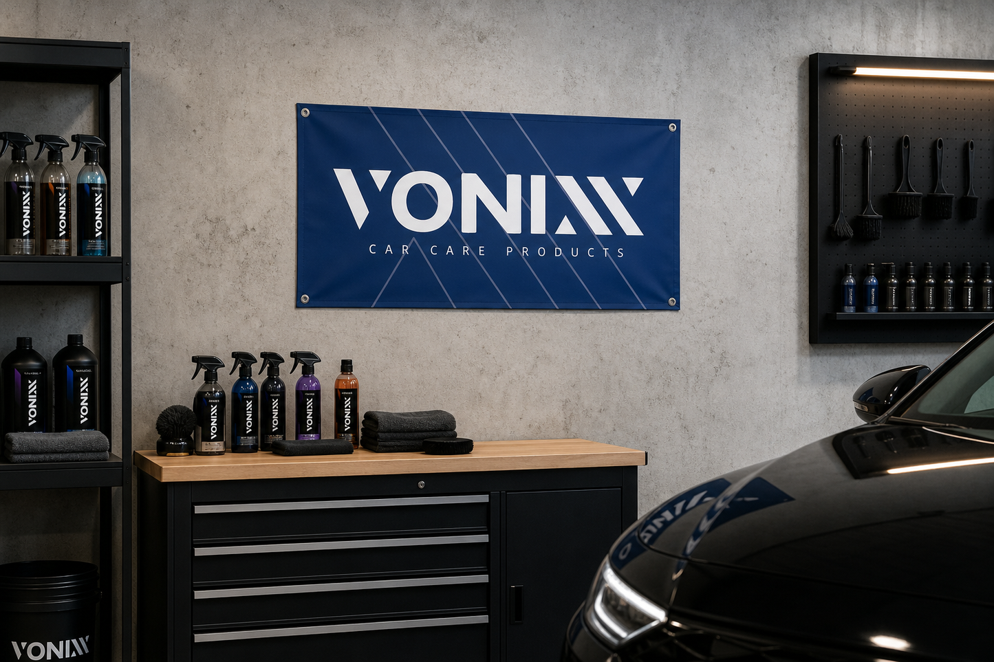 LONA DECORATIVA LOGO VONIXX 100CM X 50CM