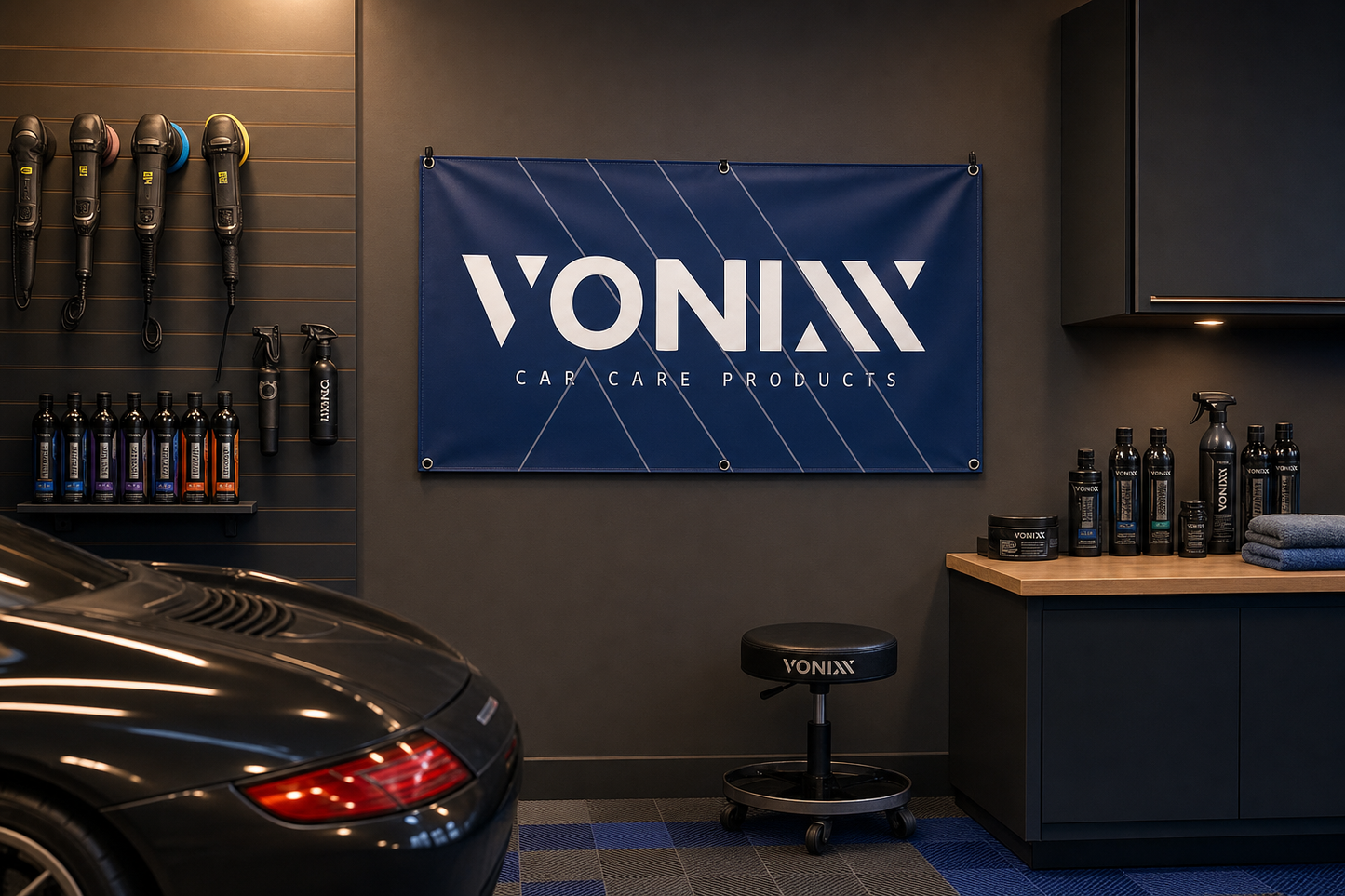 LONA DECORATIVA LOGO VONIXX 100CM X 50CM