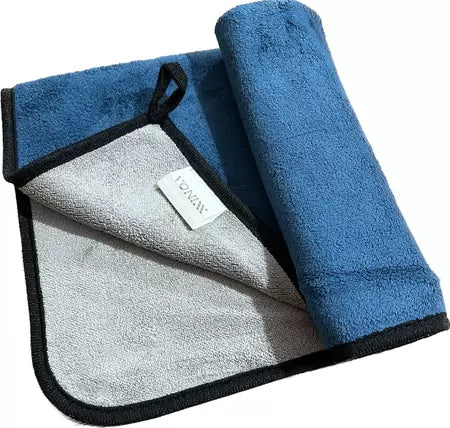TOALLA DE MICROFIBRA DOBLE CARA 40 CM X 40 CM 600GSM